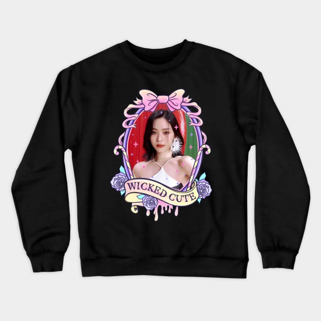 Halloween Wicked Cute Ryujin ITZY Crewneck Sweatshirt by wennstore